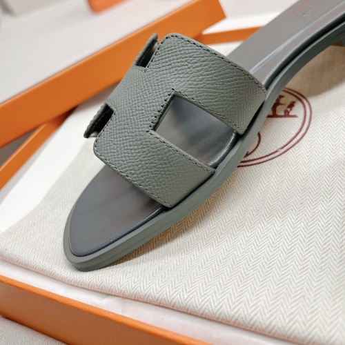 Replica Hermes Slippers For Women #1097493 $100.00 USD for Wholesale
