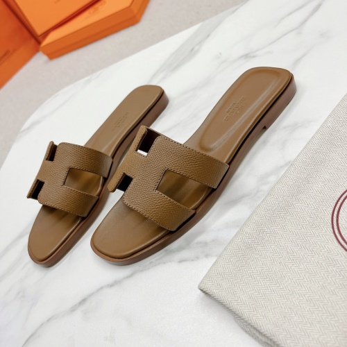 Replica Hermes Slippers For Women #1097494 $100.00 USD for Wholesale