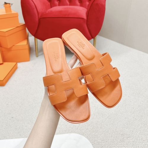 Replica Hermes Slippers For Women #1097495 $100.00 USD for Wholesale
