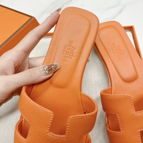 Replica Hermes Slippers For Women #1097495 $100.00 USD for Wholesale