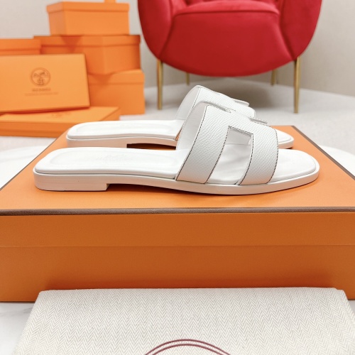 Replica Hermes Slippers For Women #1097496 $100.00 USD for Wholesale