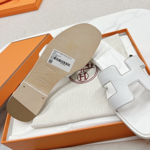 Replica Hermes Slippers For Women #1097496 $100.00 USD for Wholesale