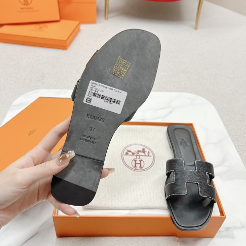 Replica Hermes Slippers For Women #1097497 $100.00 USD for Wholesale