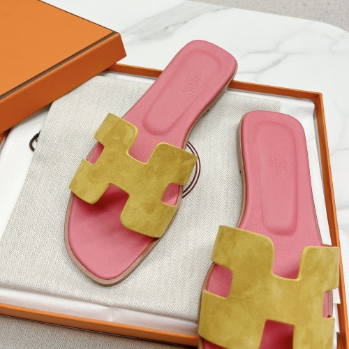 Replica Hermes Slippers For Women #1097498 $100.00 USD for Wholesale