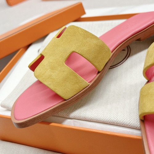 Replica Hermes Slippers For Women #1097498 $100.00 USD for Wholesale