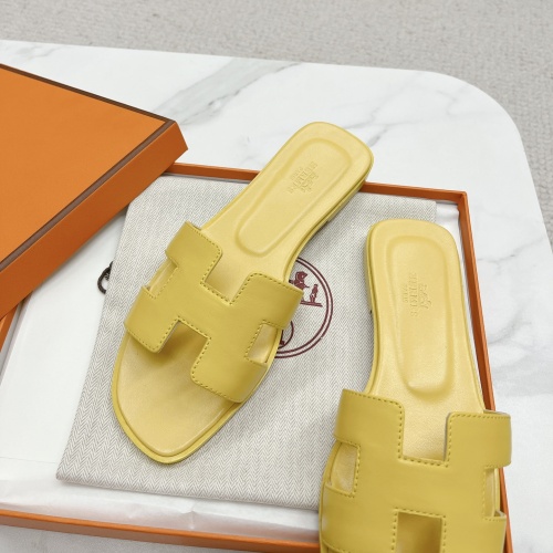 Replica Hermes Slippers For Women #1097499 $100.00 USD for Wholesale