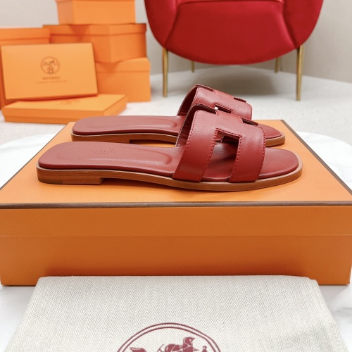 Replica Hermes Slippers For Women #1097500 $100.00 USD for Wholesale