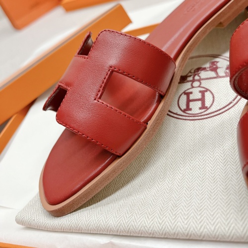 Replica Hermes Slippers For Women #1097500 $100.00 USD for Wholesale