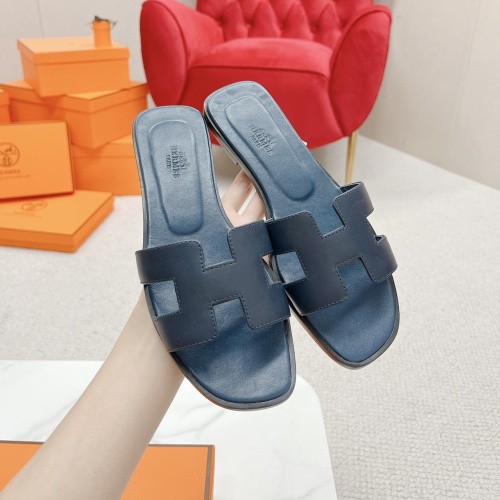 Replica Hermes Slippers For Women #1097501 $100.00 USD for Wholesale
