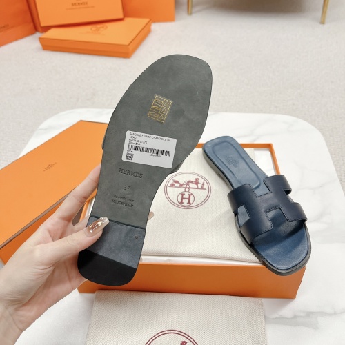 Replica Hermes Slippers For Women #1097501 $100.00 USD for Wholesale