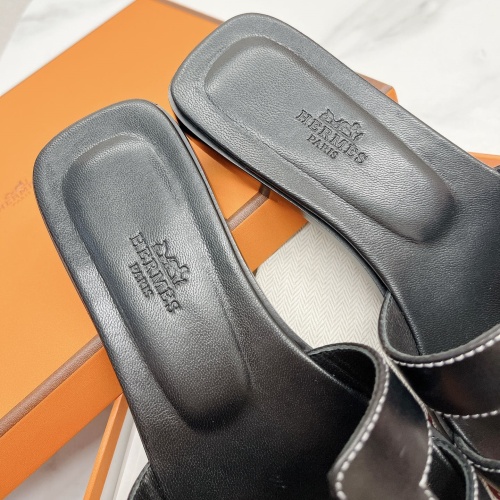 Replica Hermes Slippers For Women #1097502 $100.00 USD for Wholesale