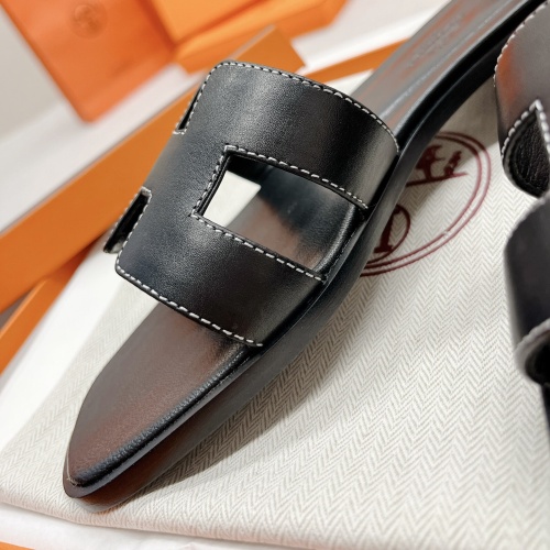 Replica Hermes Slippers For Women #1097502 $100.00 USD for Wholesale