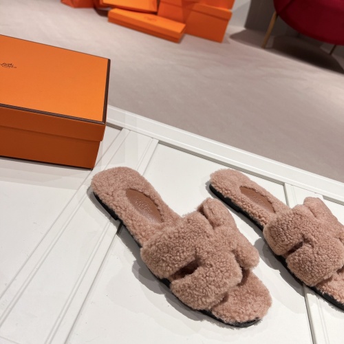 Replica Hermes Slippers For Women #1097541 $105.00 USD for Wholesale