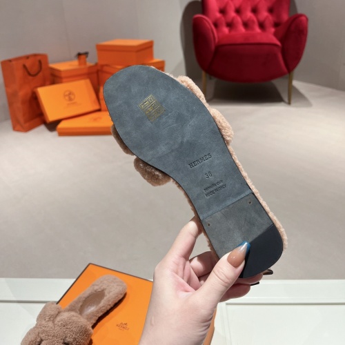 Replica Hermes Slippers For Women #1097541 $105.00 USD for Wholesale