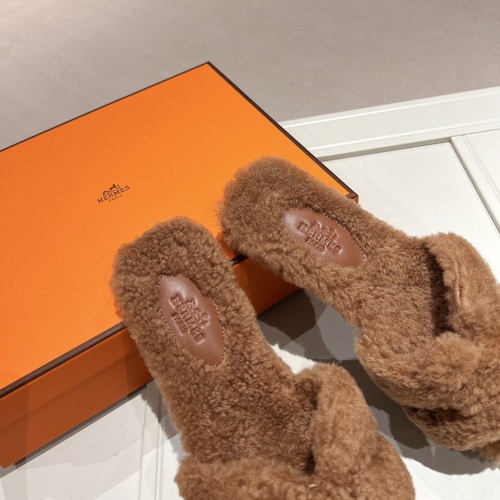 Replica Hermes Slippers For Women #1097542 $105.00 USD for Wholesale