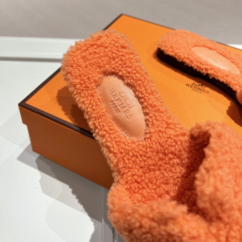 Replica Hermes Slippers For Women #1097543 $105.00 USD for Wholesale