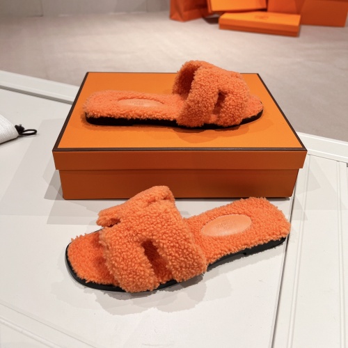 Replica Hermes Slippers For Women #1097543 $105.00 USD for Wholesale