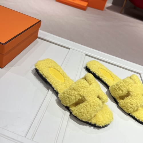 Replica Hermes Slippers For Women #1097544 $105.00 USD for Wholesale