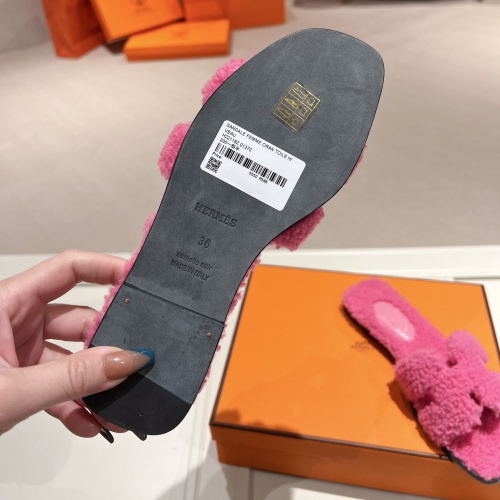 Replica Hermes Slippers For Women #1097545 $105.00 USD for Wholesale