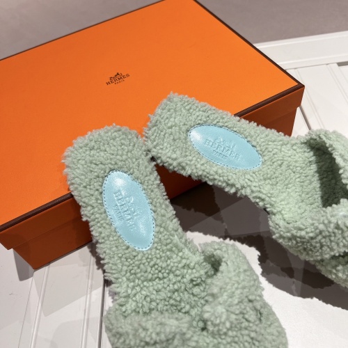 Replica Hermes Slippers For Women #1097546 $105.00 USD for Wholesale