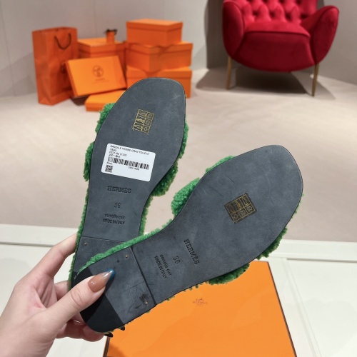 Replica Hermes Slippers For Women #1097547 $105.00 USD for Wholesale
