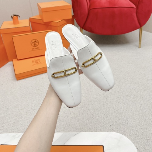 Replica Hermes Slippers For Women #1097549 $112.00 USD for Wholesale