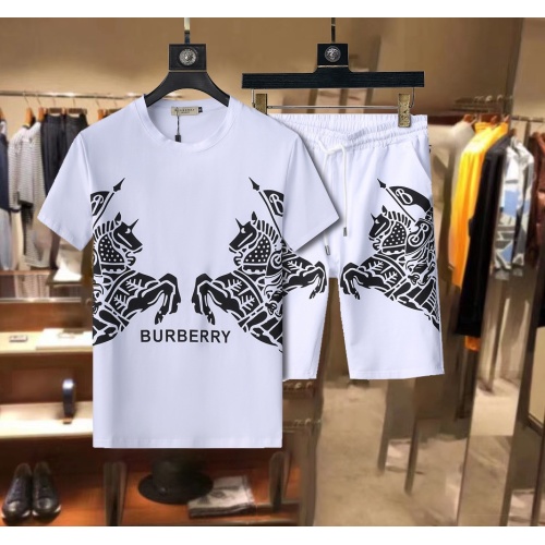 Burberry Tracksuits Short Sleeved For Men #1097555 $48.00 USD, Wholesale Replica Burberry Tracksuits