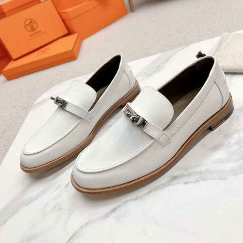 Hermes Leather Shoes For Women #1097636 $118.00 USD, Wholesale Replica Hermes Leather Shoes