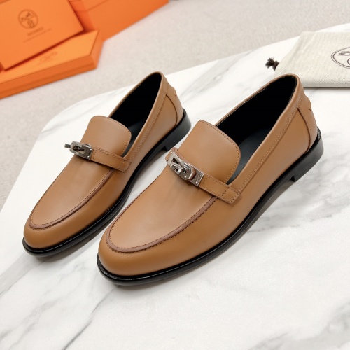 Hermes Leather Shoes For Women #1097638 $118.00 USD, Wholesale Replica Hermes Leather Shoes