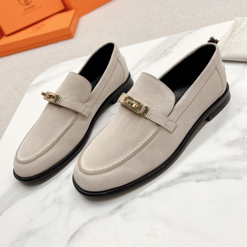 Hermes Leather Shoes For Women #1097640 $118.00 USD, Wholesale Replica Hermes Leather Shoes