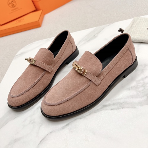 Hermes Leather Shoes For Women #1097641 $118.00 USD, Wholesale Replica Hermes Leather Shoes