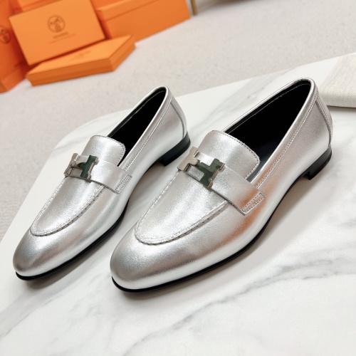 Hermes Leather Shoes For Women #1097648 $125.00 USD, Wholesale Replica Hermes Leather Shoes