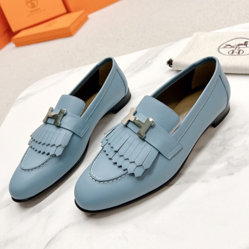 Hermes Leather Shoes For Women #1097649 $125.00 USD, Wholesale Replica Hermes Leather Shoes