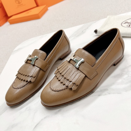 Hermes Leather Shoes For Women #1097650 $125.00 USD, Wholesale Replica Hermes Leather Shoes