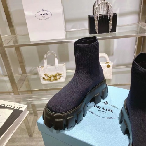 Replica Prada Boots For Women #1097655 $85.00 USD for Wholesale
