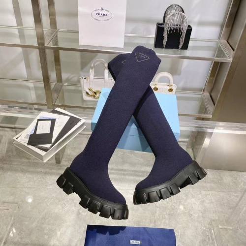 Replica Prada Boots For Women #1097657 $88.00 USD for Wholesale