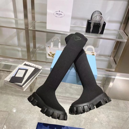 Replica Prada Boots For Women #1097658 $88.00 USD for Wholesale