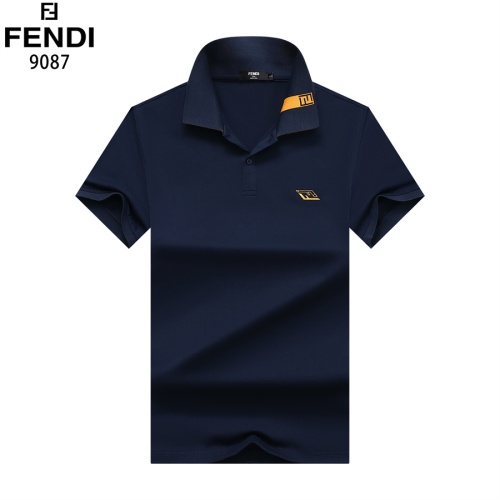 Fendi T-Shirts Short Sleeved For Men #1097678 $29.00 USD, Wholesale Replica Fendi T-Shirts