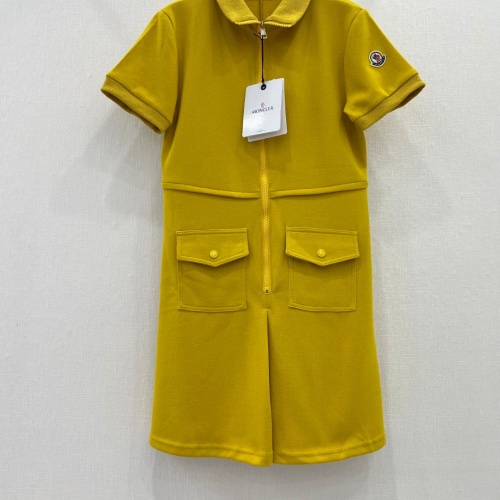 Moncler Dresses Short Sleeved For Women #1097796