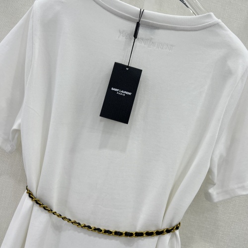 Replica Yves Saint Laurent Dresses Short Sleeved For Women #1097807 $85.00 USD for Wholesale