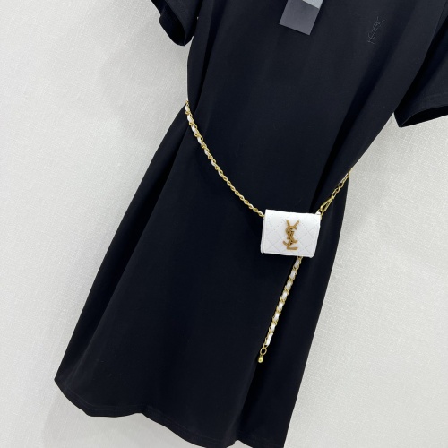 Replica Yves Saint Laurent Dresses Short Sleeved For Women #1097809 $85.00 USD for Wholesale