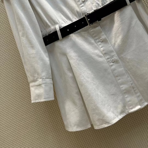 Replica Prada Dresses Long Sleeved For Women #1097834 $98.00 USD for Wholesale