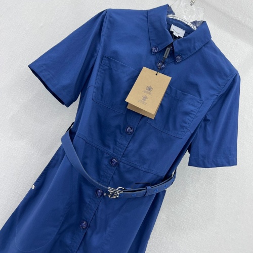 Replica Burberry Dresses Short Sleeved For Women #1097845 $118.00 USD for Wholesale
