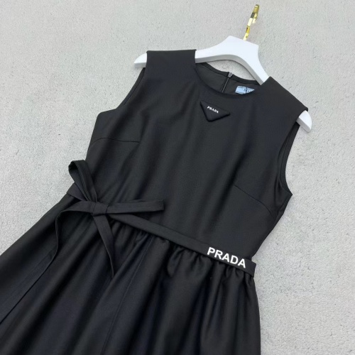 Replica Prada Dresses Sleeveless For Women #1097871 $85.00 USD for Wholesale