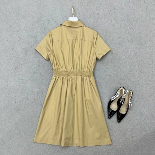 Replica Prada Dresses Short Sleeved For Women #1097916 $80.00 USD for Wholesale