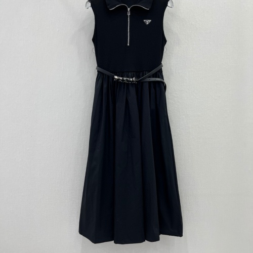 Prada Dresses Short Sleeved For Women #1097918 $85.00 USD, Wholesale Replica Prada Dresses
