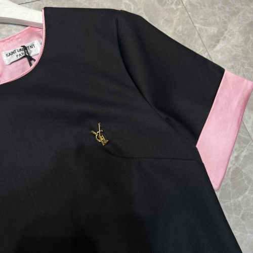 Replica Yves Saint Laurent Dresses Short Sleeved For Women #1097922 $82.00 USD for Wholesale