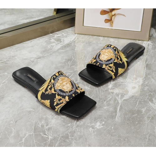 Replica Versace Slippers For Women #1097941 $64.00 USD for Wholesale
