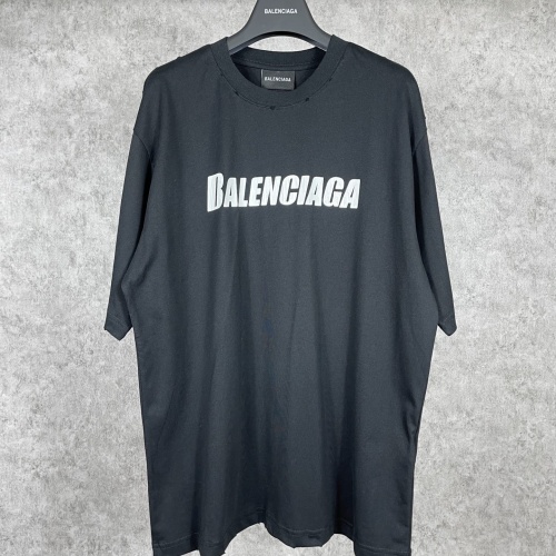 Balenciaga T-Shirts Short Sleeved For Unisex #1097966 $36.00 USD, Wholesale Replica Balenciaga T-Shirts