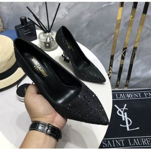 Replica Yves Saint Laurent YSL High-Heeled Shoes For Women #1097996 $118.00 USD for Wholesale